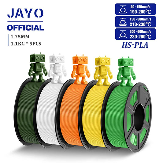 5 Rolls 3D Filament PLA/PLA META/PETG/SILK Pla+/Wood/Pla Marblel/ APLA 1.75Mm1.1Kg 3D Printer Filament for FDM Muticolor
