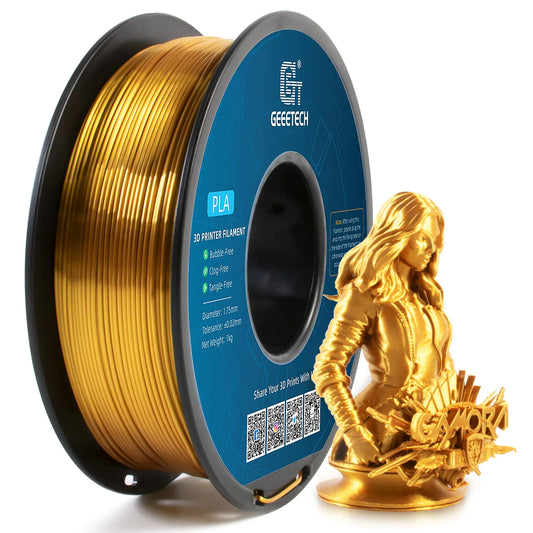 Printify3d Silk PLA Filament – 1.75mm, 1KG Spool – Glossy Finish